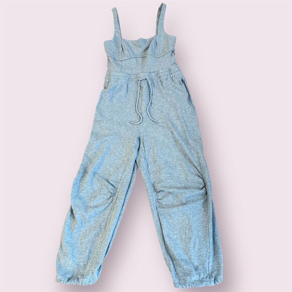 Free People Movement Inbound Onesie in Heather Grey Size Medium - Picture 3 of 12